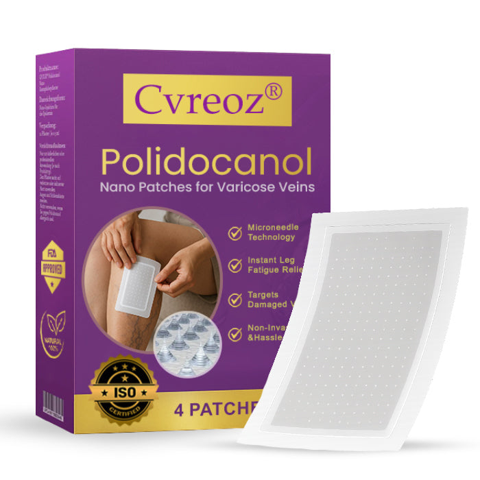 👩🏼⚕️Recommended by AHRQ🍀 Cvreoz® Polidocanol Nano Patches for Varicose Veins⭐️Stick It & Forget It