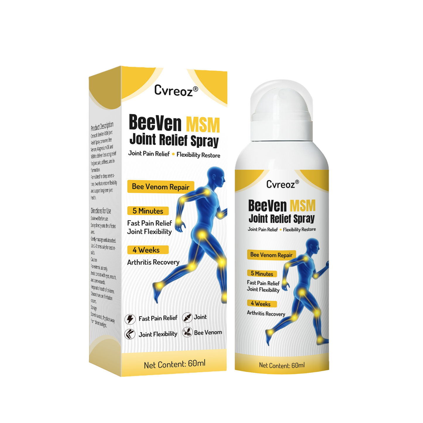 Cvreoz® MSM BeeVen Joint Relief Spray