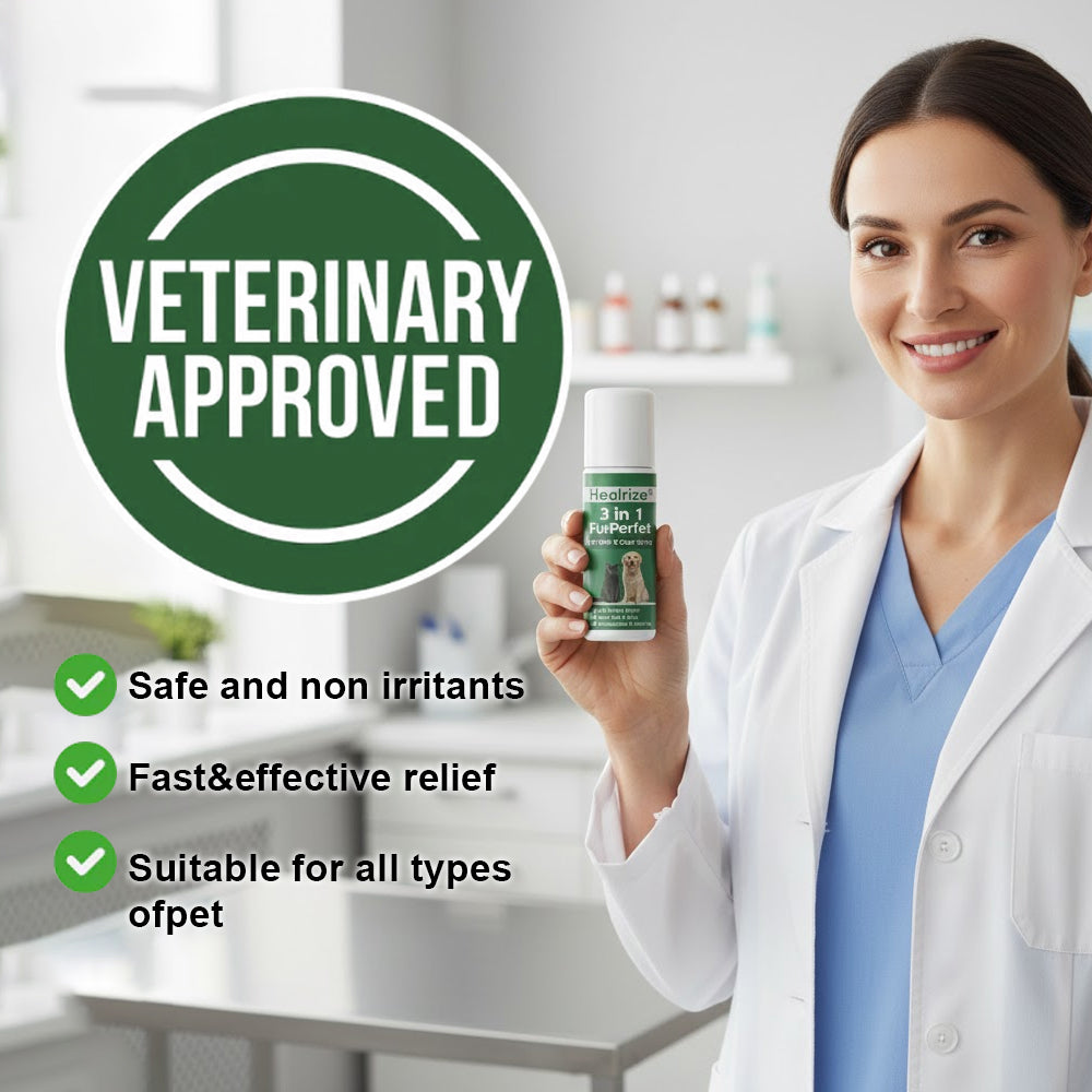 🔥 𝙉𝙚𝙬 𝙔𝙚𝙖𝙧 𝙎𝙖𝙡𝙚 | Healrize® 3 in 1 FurPerfect Pet Skin & Coat Spray