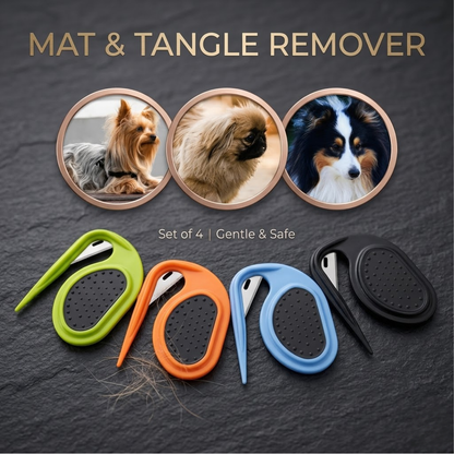RSZZB® Pain-Free Pet Dematting Comb | The Ultimate Tangle & Mat Remover