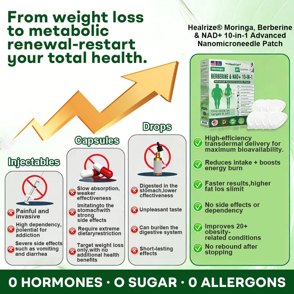 🗽𝐎𝐟𝐟𝐢𝐜𝐢𝐚𝐥 𝐒𝐭𝐨𝐫𝐞 🇺🇸 | 𝐇𝐞𝐚𝐥𝐫𝐢𝐳𝐞® Moringa · Berberine × NAD+ 𝟏𝟎-𝐢𝐧-𝟏 𝐀𝐝𝐯𝐚𝐧𝐜𝐞𝐝 𝐍𝐚𝐧𝐨 𝐌𝐢𝐜𝐫𝐨𝐧𝐞𝐞𝐝𝐥𝐞 𝐏𝐚𝐭𝐜𝐡 — 𝐎𝐧𝐜𝐞 𝐃𝐚𝐢𝐥𝐲, 𝐕𝐢𝐬𝐢𝐛𝐥𝐞 𝐑𝐞𝐬𝐮𝐥𝐭𝐬 𝐢𝐧 𝟕 𝐃𝐚𝐲𝐬
