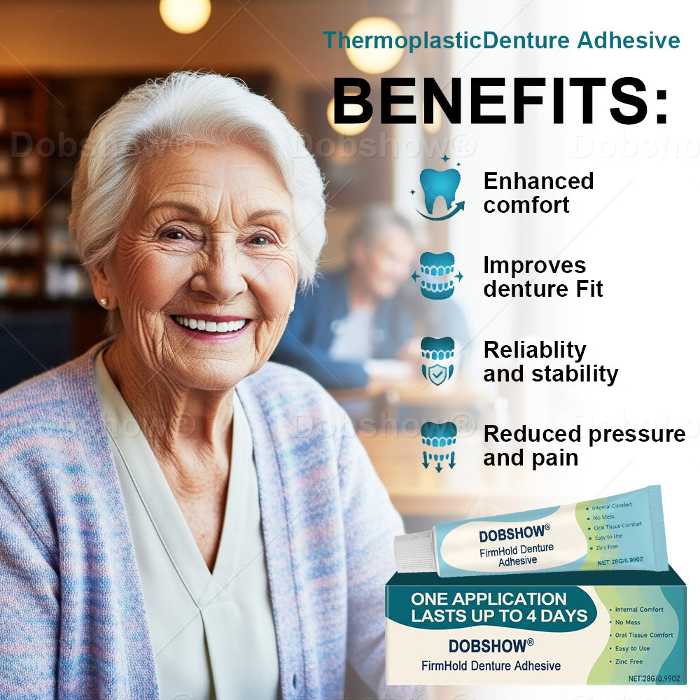 Dobshow® FirmHold Denture Adhesive