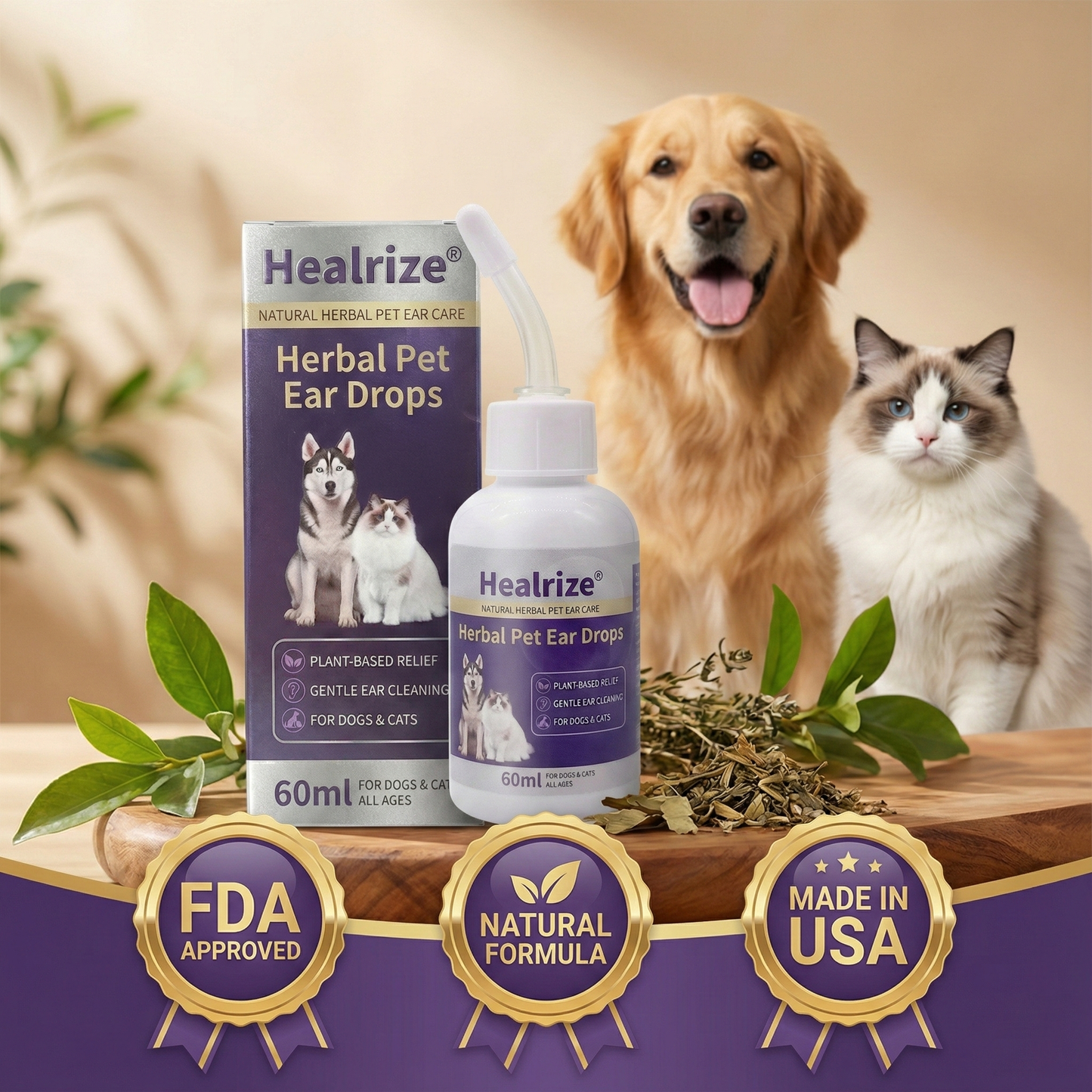 🔥 𝙉𝙚𝙬 𝙔𝙚𝙖𝙧 𝙎𝙖𝙡𝙚 🔥 Healrize® Herbal Pet Ear Drops