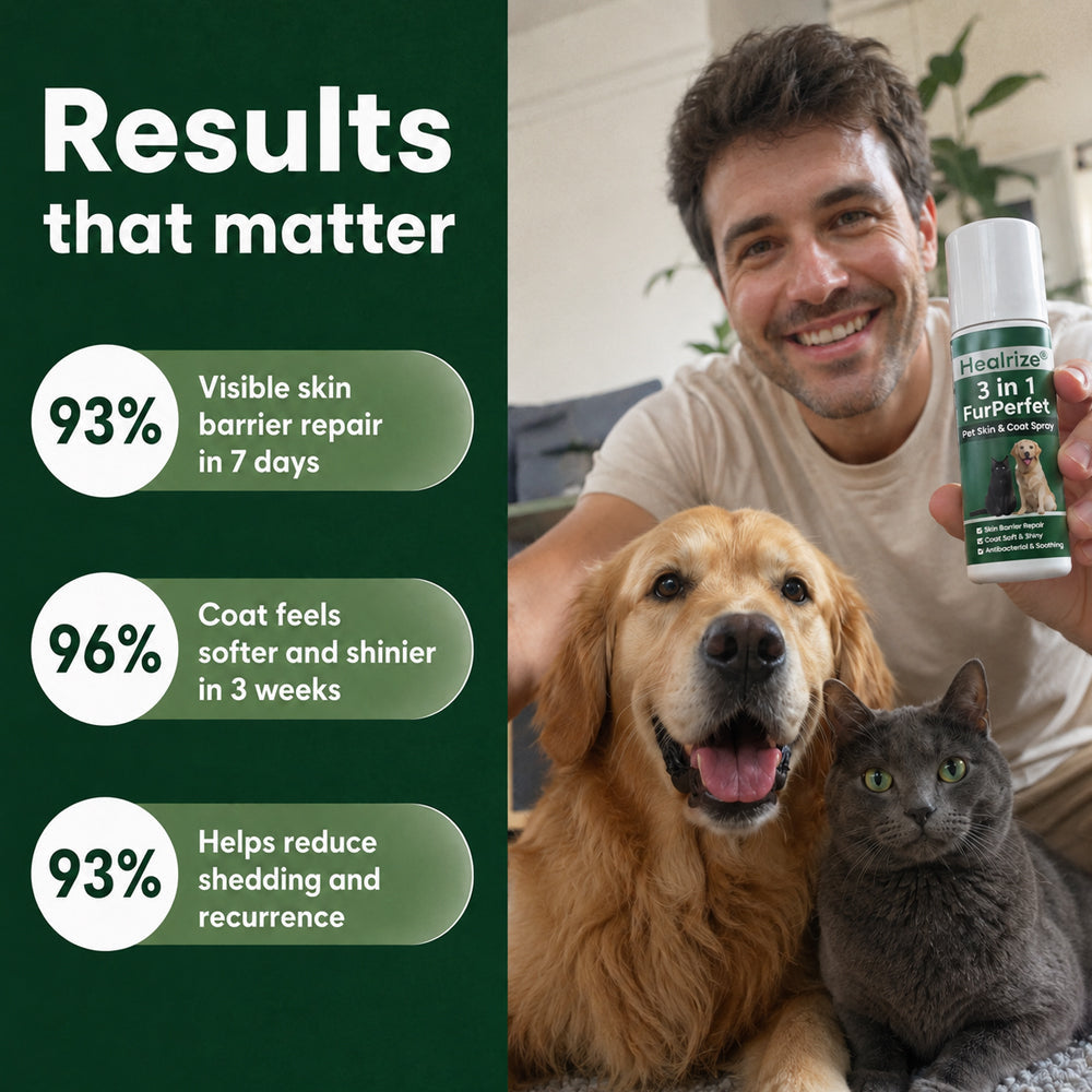 Healrize® 3 in 1 FurPerfect Skin Rescue Pet Spray