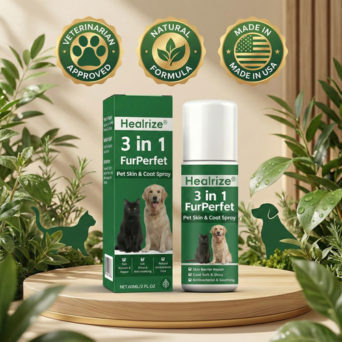 🔥 𝙉𝙚𝙬 𝙔𝙚𝙖𝙧 𝙎𝙖𝙡𝙚 | Healrize® 3 in 1 FurPerfect Pet Skin & Coat Spray