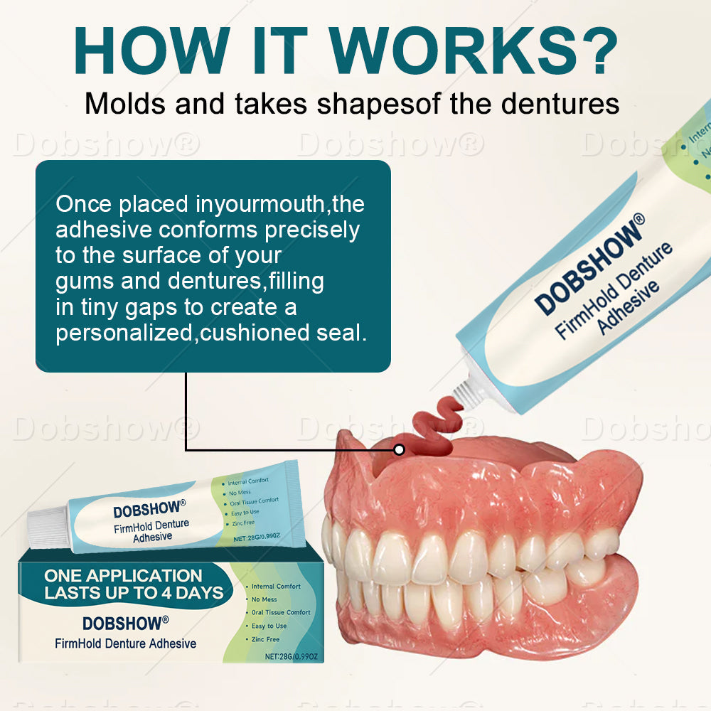 Dobshow® FirmHold Denture Adhesive