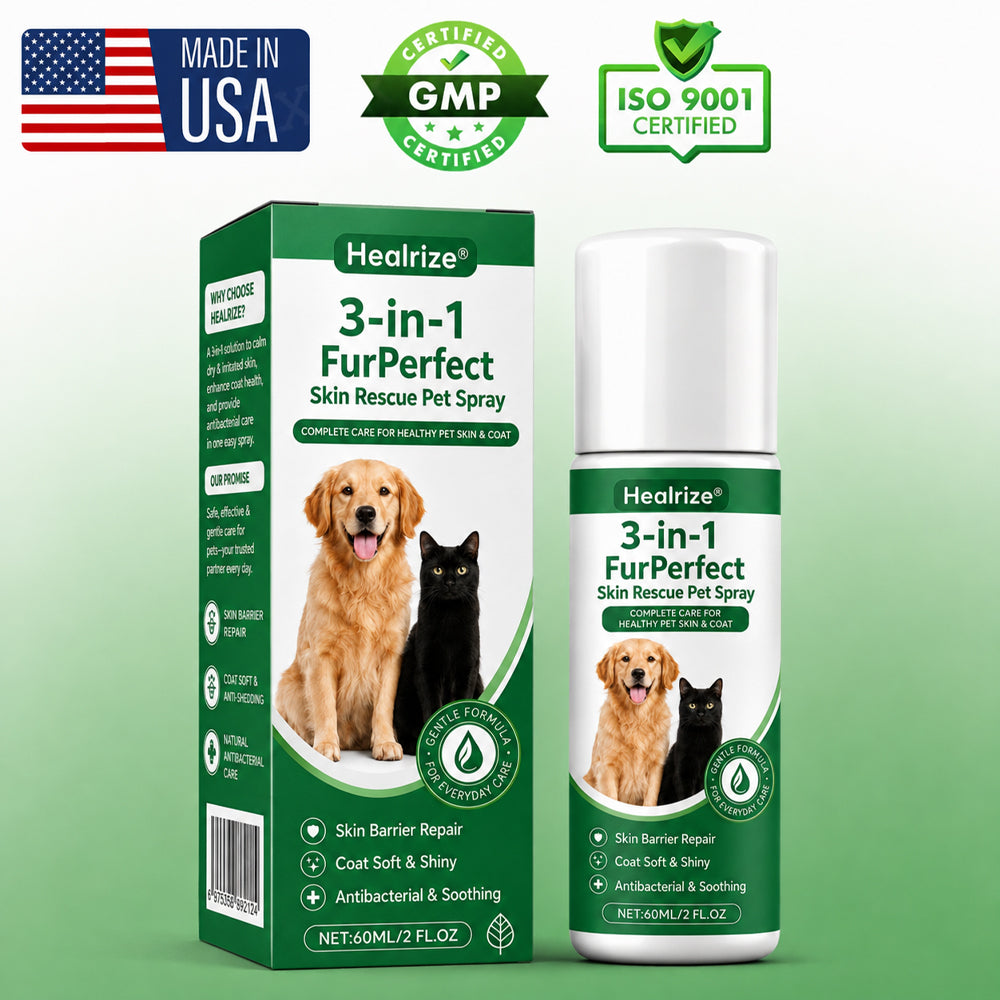 🔥 Limited-Time Offer | Healrize® 3 in 1 FurPerfect Skin Rescue Pet Spray