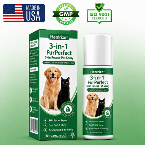 🔥 Limited-Time Offer | Healrize® 3 in 1 FurPerfect Skin Rescue Pet Spray