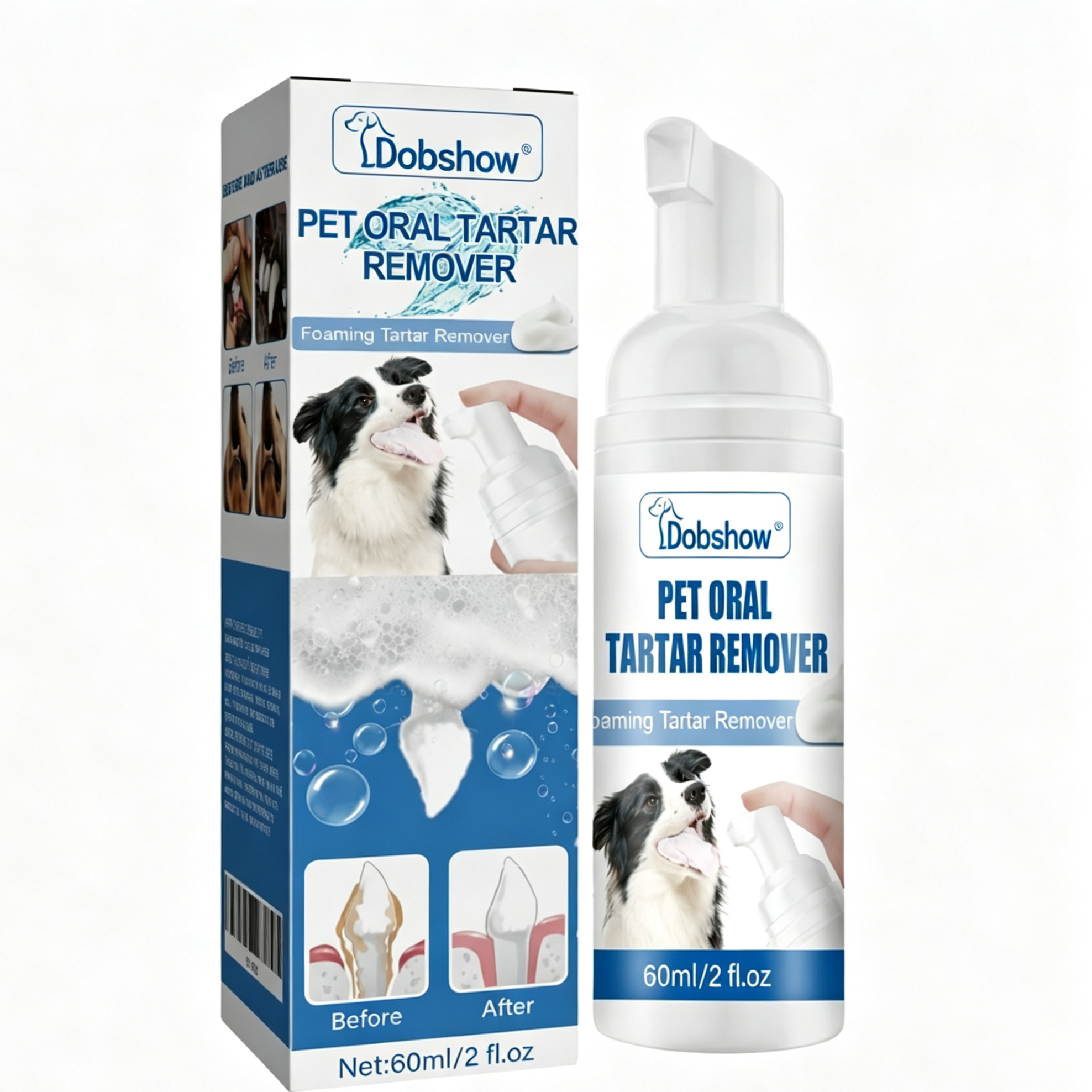 ✅End Pet Oral Problems⚡️Dobshow® 3-in-1 Pet Dental Care Spray- Keep Dog Breath Fresh and Teeth Clean, Supports Gum Health🐶🐱