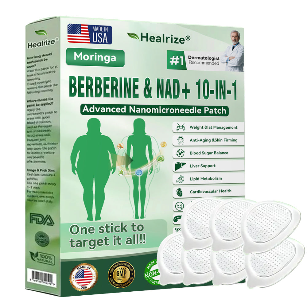 🗽𝐎𝐟𝐟𝐢𝐜𝐢𝐚𝐥 𝐒𝐭𝐨𝐫𝐞 🇺🇸 | 𝐇𝐞𝐚𝐥𝐫𝐢𝐳𝐞® Moringa · Berberine × NAD+ 𝟏𝟎-𝐢𝐧-𝟏 𝐀𝐝𝐯𝐚𝐧𝐜𝐞𝐝 𝐍𝐚𝐧𝐨 𝐌𝐢𝐜𝐫𝐨𝐧𝐞𝐞𝐝𝐥𝐞 𝐏𝐚𝐭𝐜𝐡 — 𝐎𝐧𝐜𝐞 𝐃𝐚𝐢𝐥𝐲, 𝐕𝐢𝐬𝐢𝐛𝐥𝐞 𝐑𝐞𝐬𝐮𝐥𝐭𝐬 𝐢𝐧 𝟕 𝐃𝐚𝐲𝐬