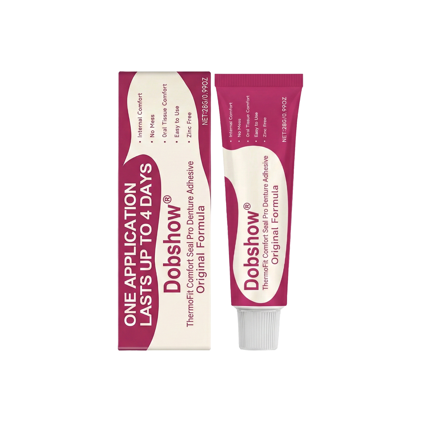 ✨𝙇𝙞𝙢𝙞𝙩𝙚𝙙-𝙏𝙞𝙢𝙚 𝙊𝙛𝙛𝙚𝙧 | Dobshow® ThermoFit Comfort Seal Pro Denture Adhesive🔥 FDA Certified (Clinically Proven 4-Day Hold for Secure, Comfortable & Zinc-Free Denture Fit 🦷)