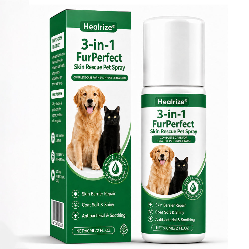 🔥 Limited-Time Offer | Healrize® 3 in 1 FurPerfect Skin Rescue Pet Spray