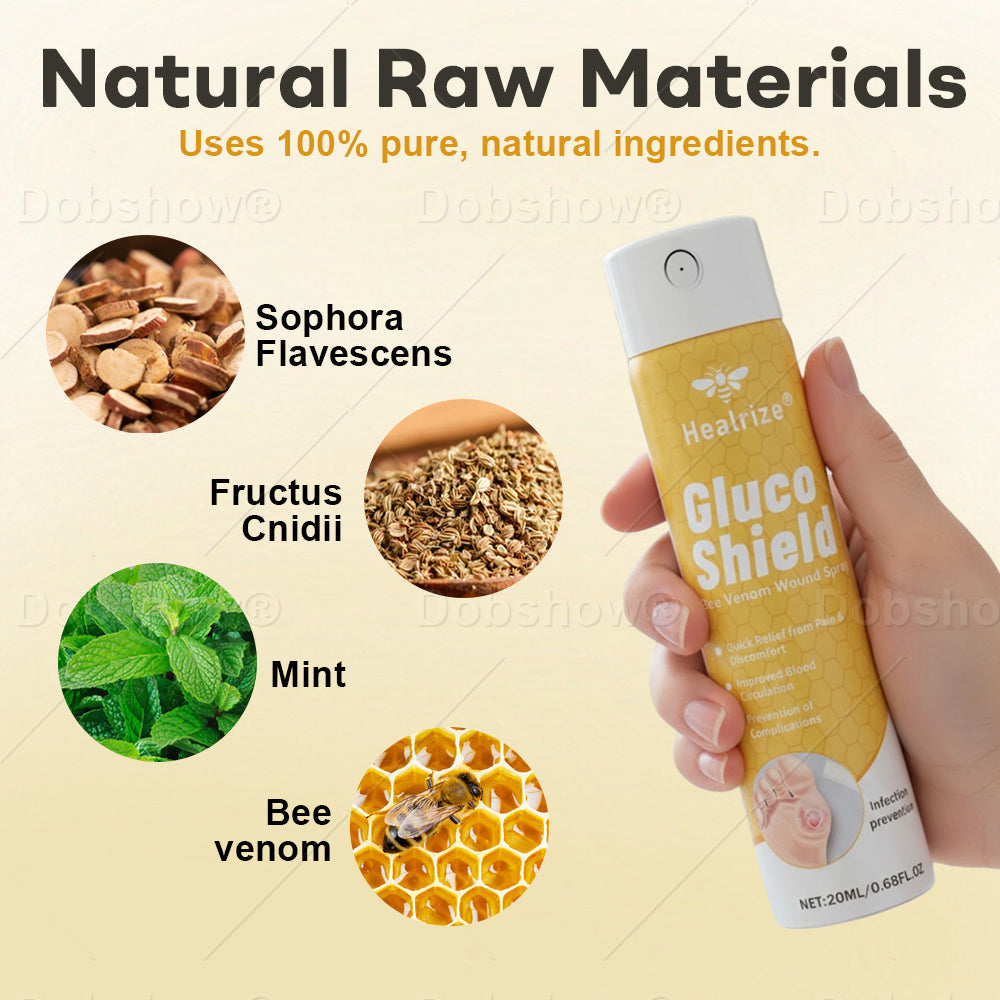 🔥𝙎𝙥𝙚𝙘𝙞𝙖𝙡 𝙋𝙧𝙤𝙢𝙤𝙩𝙞𝙤𝙣|  Healrize® GlucoShield Bee Venom Wound Spray🔥