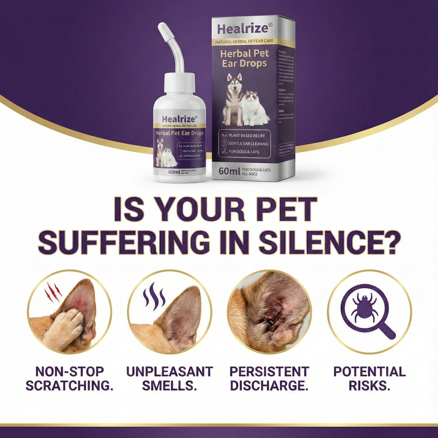 🔥 𝙉𝙚𝙬 𝙔𝙚𝙖𝙧 𝙎𝙖𝙡𝙚 🔥 Healrize® Herbal Pet Ear Drops