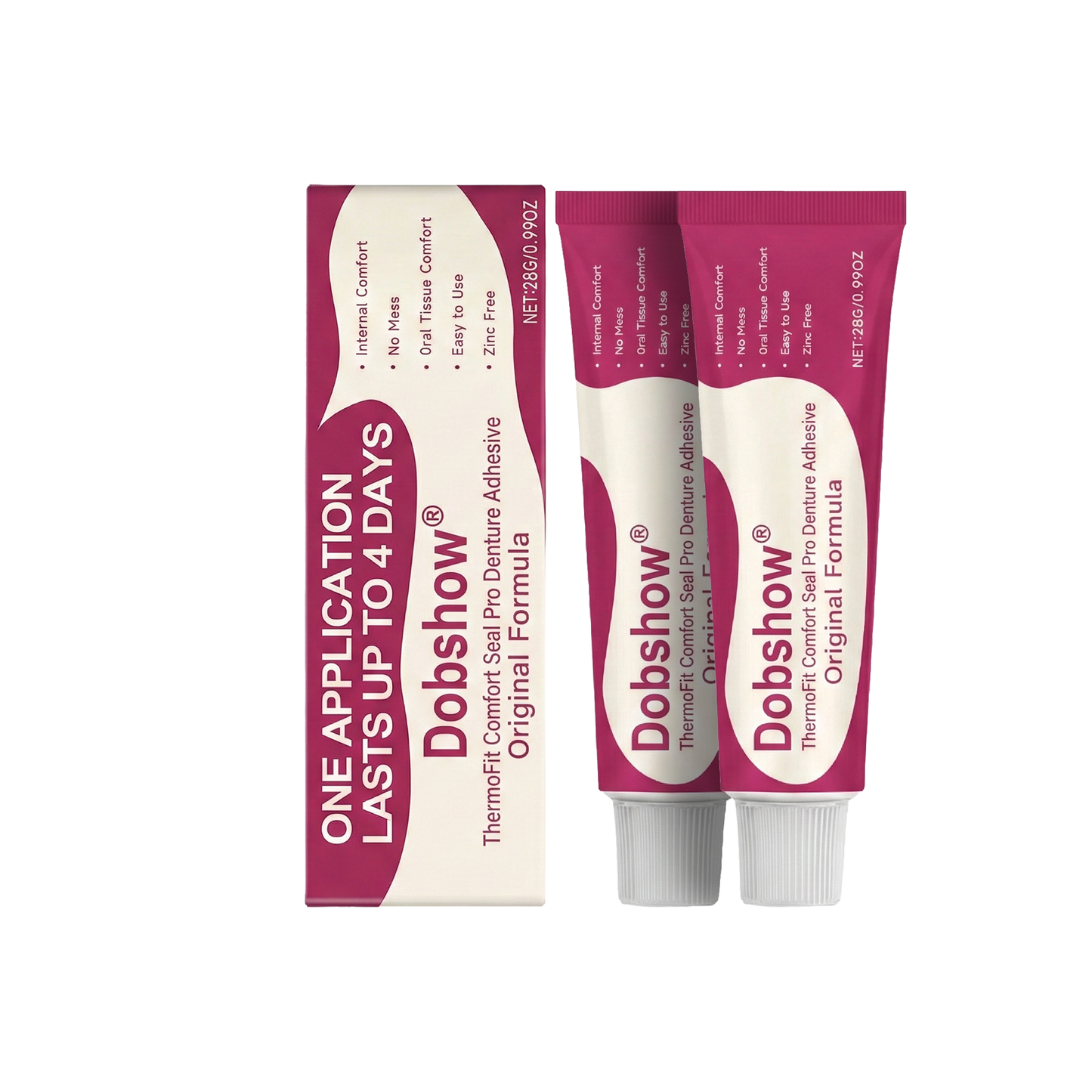 ✨𝙇𝙞𝙢𝙞𝙩𝙚𝙙-𝙏𝙞𝙢𝙚 𝙊𝙛𝙛𝙚𝙧 | Dobshow® ThermoFit Comfort Seal Pro Denture Adhesive🔥 FDA Certified (Clinically Proven 4-Day Hold for Secure, Comfortable & Zinc-Free Denture Fit 🦷)