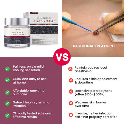 Lotmay® BlackRice Nano Clear Wart Repair Cream
