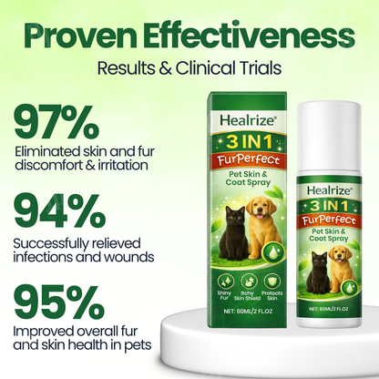 Healrize® 3 in 1 FurPerfect Pet Skin & Coat Spray