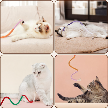 Cat Toys Chew Ropes, Interactive Cat Nip Kicker Toy for Indoor Kittens, Teeth Cleaning Toy for All Breeds, 19.5 Inches (50cm) | for Indoor Kittens, Teeth Cleaning Toy for All Breeds, 19.5 Inches (50cm)