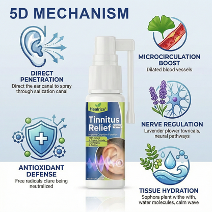 🔥𝙇𝙞𝙢𝙞𝙩𝙚𝙙-𝙏𝙞𝙢𝙚 𝙊𝙛𝙛𝙚𝙧 |Healrize®Tinnitus Relief Spray