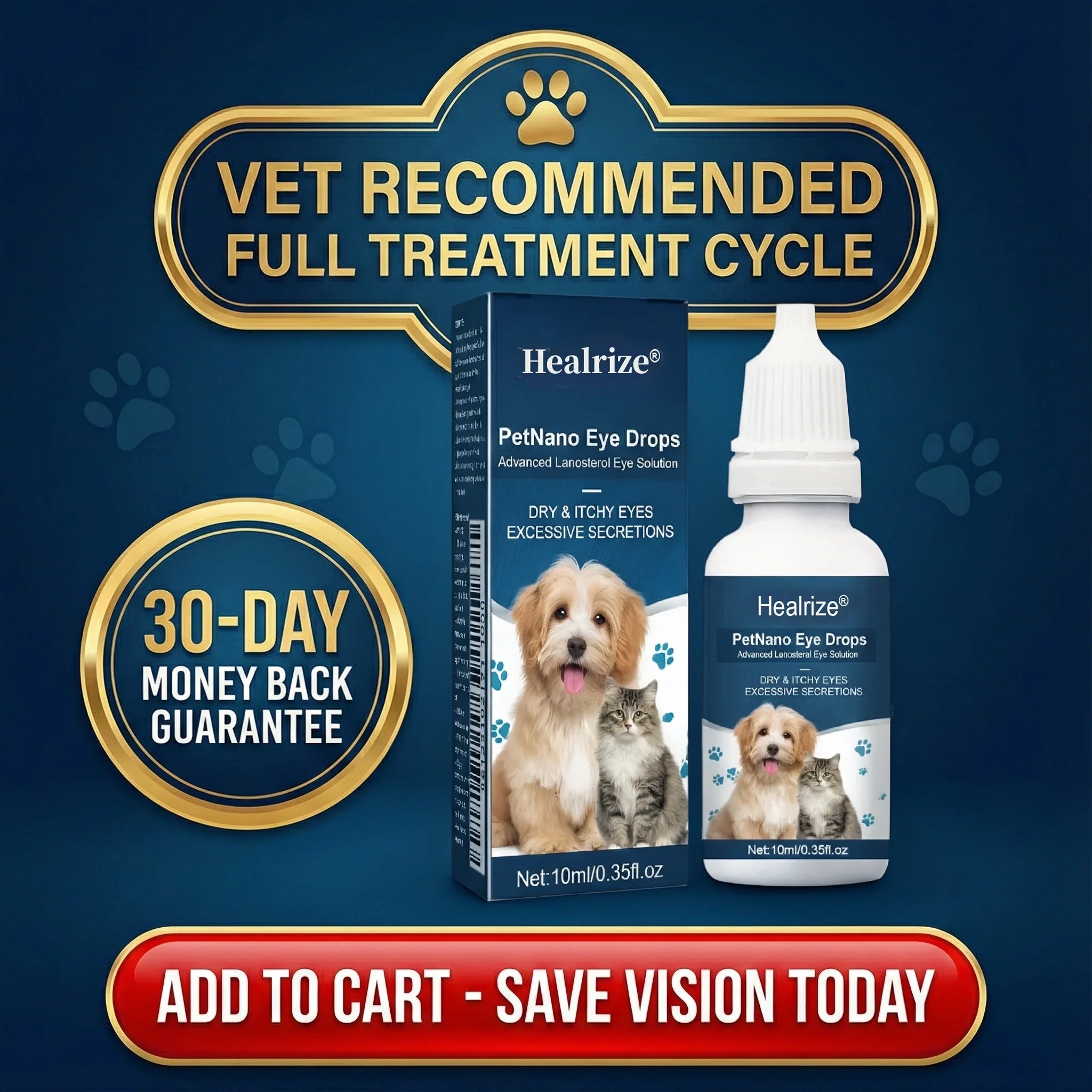 🎁New Year Sale | Healrize® PetNano Eye Drops