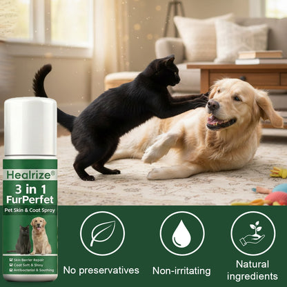 🔥 𝙉𝙚𝙬 𝙔𝙚𝙖𝙧 𝙎𝙖𝙡𝙚 | Healrize® 3 in 1 FurPerfect Pet Skin & Coat Spray