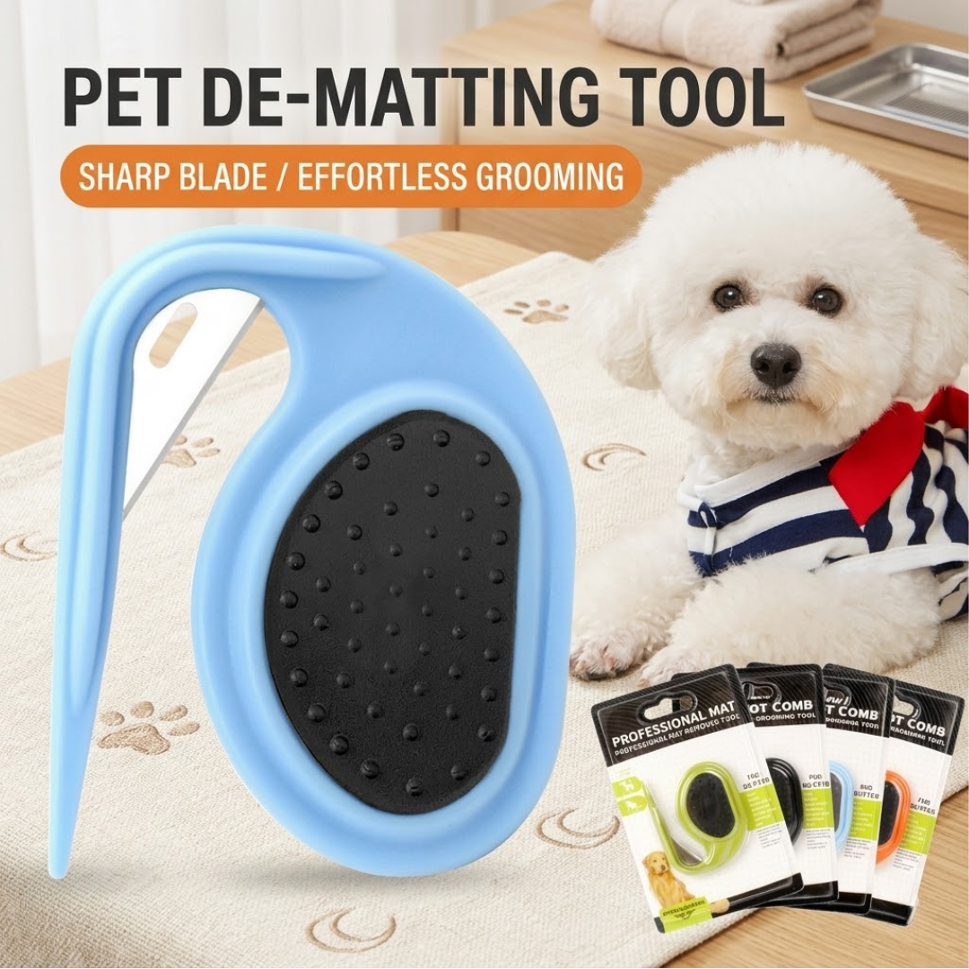 RSZZB® Pain-Free Pet Dematting Comb | The Ultimate Tangle & Mat Remover