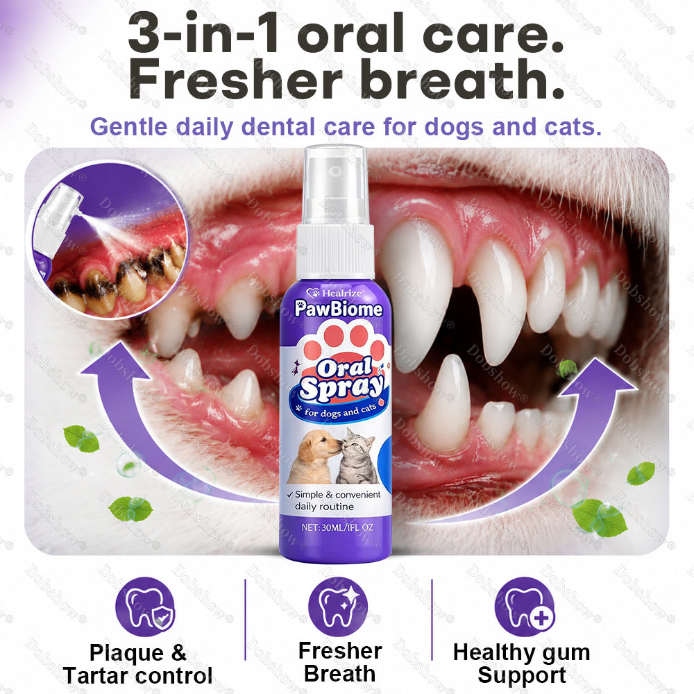 Healrize® PawBiome 3-in-1 Pet Oral Spray