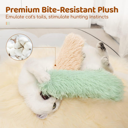 Catnip Crinkle Kicker Toy Pillow