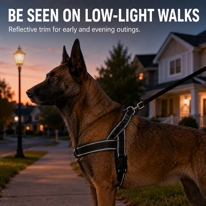 Heavy-Duty Reflective Dog Harness