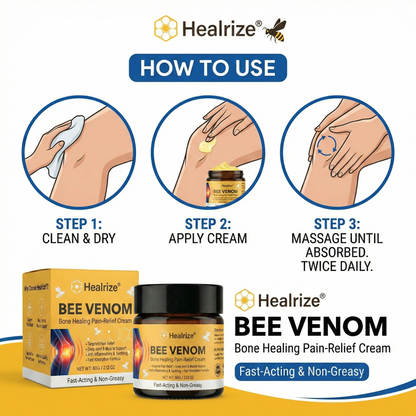 🐝Healrize®Bee Venom Bone Healing Pain-Relief Cream