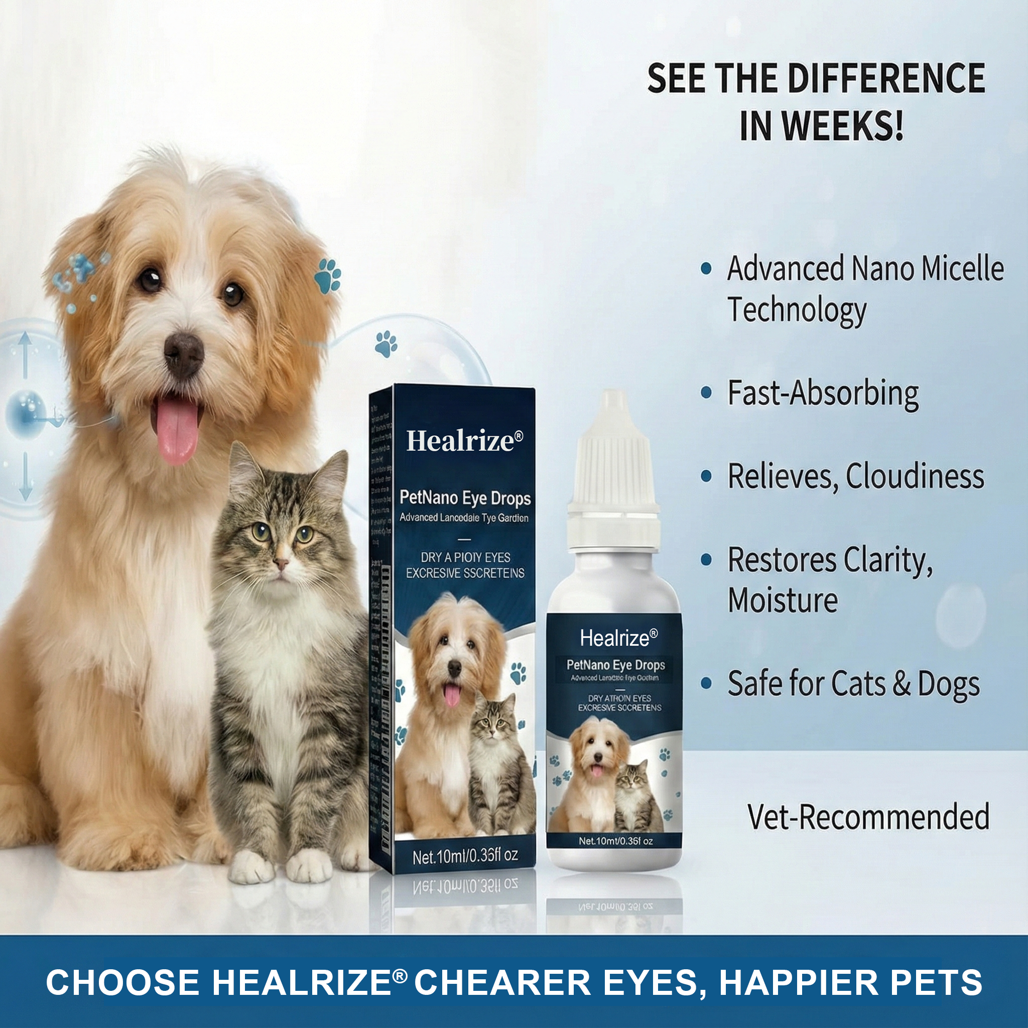 🎁New Year Sale | Healrize® PetNano Eye Drops