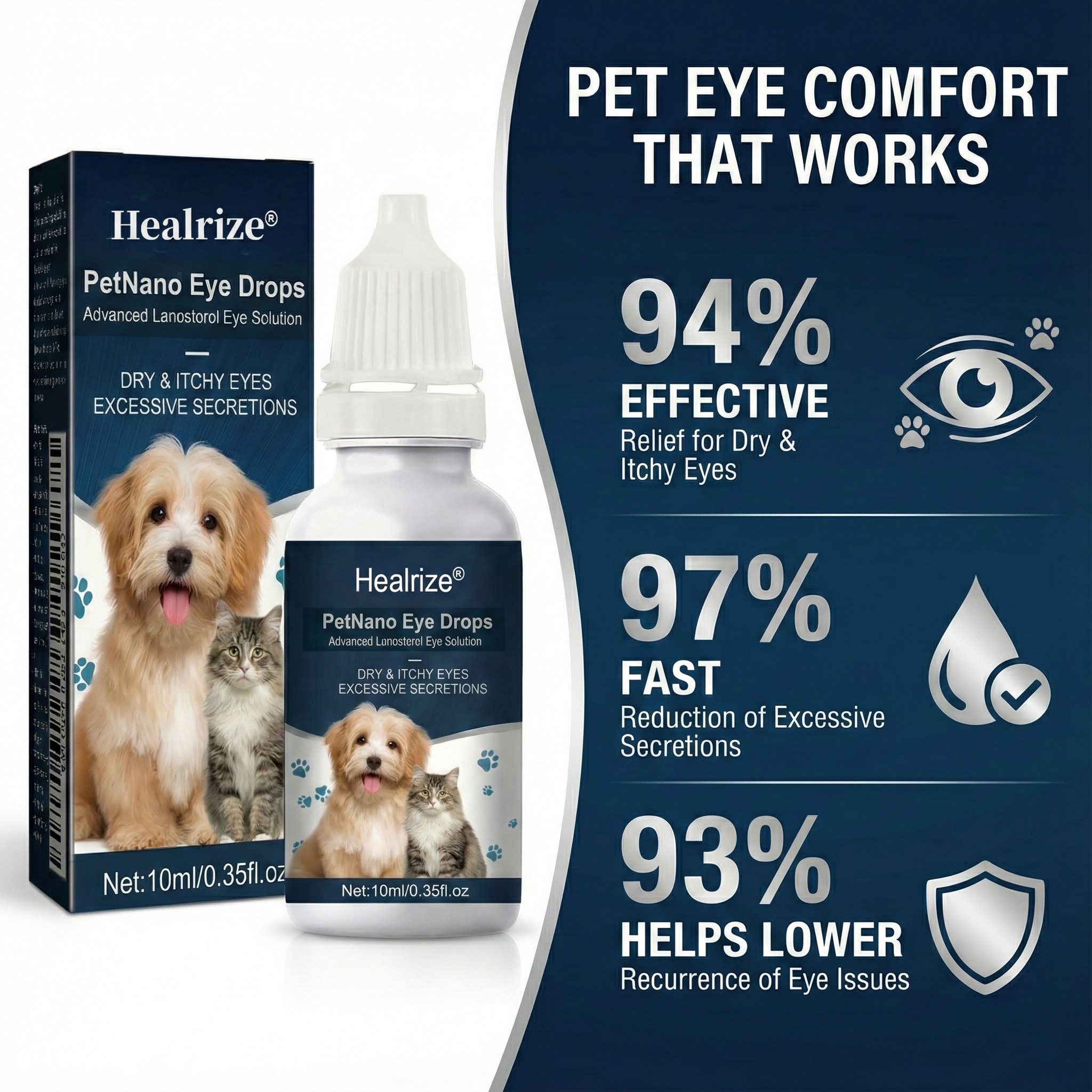 🎁New Year Sale | Healrize® PetNano Eye Drops