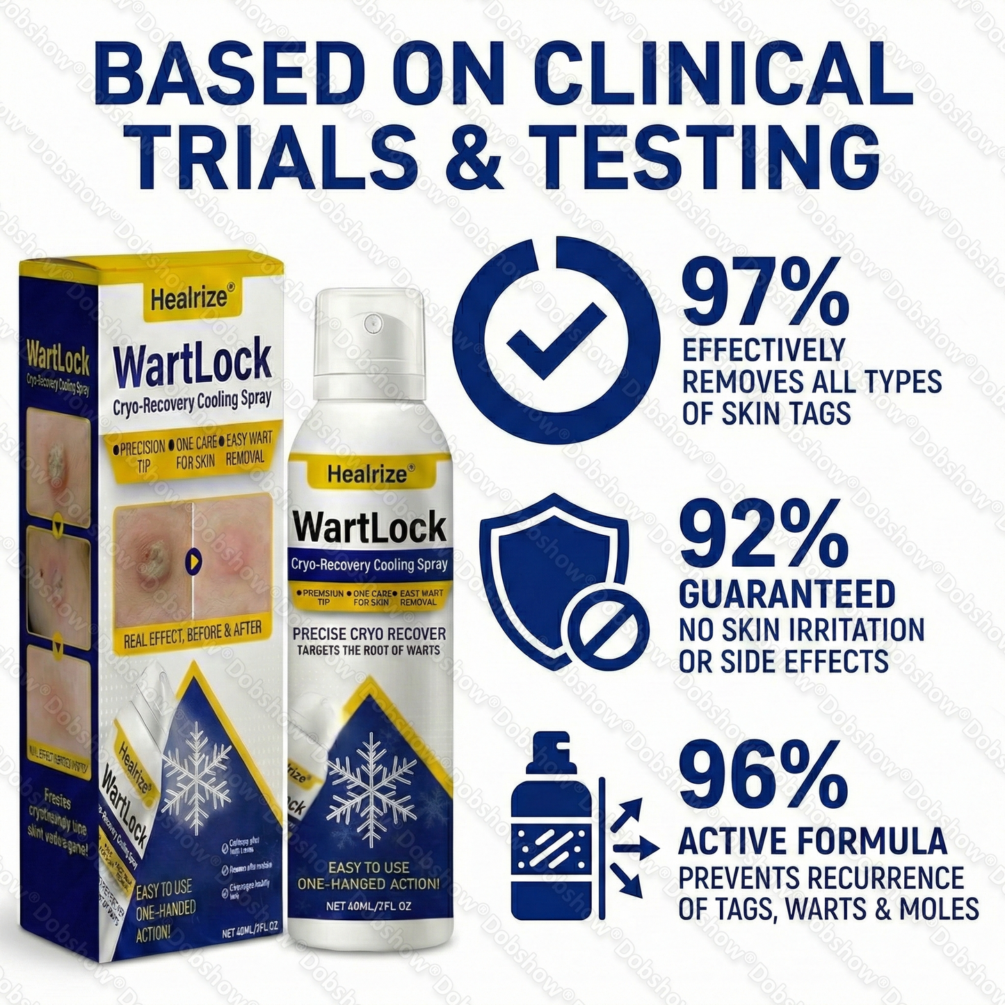 Healrize®WartLock Cryo-Recovery Cooling Spray
