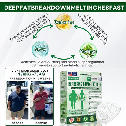 🇺🇸 𝐎𝐟𝐟𝐢𝐜𝐢𝐚𝐥 𝐔𝐒 𝐒𝐭𝐨𝐫𝐞 | 🧑‍⚕️🩺 𝐇𝐞𝐚𝐥𝐫𝐢𝐳𝐞® Moringa · Berberine × NAD+ 𝟏𝟎-𝐢𝐧-𝟏 𝐀𝐝𝐯𝐚𝐧𝐜𝐞𝐝 𝐍𝐚𝐧𝐨 𝐌𝐢𝐜𝐫𝐨𝐧𝐞𝐞𝐝𝐥𝐞 𝐏𝐚𝐭𝐜𝐡 — 𝐎𝐧𝐜𝐞 𝐃𝐚𝐢𝐥𝐲, 𝐕𝐢𝐬𝐢𝐛𝐥𝐞 𝐑𝐞𝐬𝐮𝐥𝐭𝐬 𝐢𝐧 𝟕 𝐃𝐚𝐲𝐬