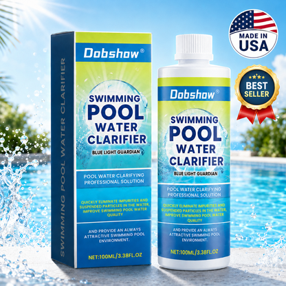 🎉Special limited-time discount🎉Dobshow®  Swimming Pool Water Clarifier-Ultra-concentrated and odor-free: 24-hour rapid algae rescue for long-lasting clarity and crystal-clear water