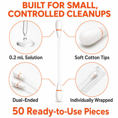 Pawfirst Pet Ear Cleaning Cotton Swabs – Earwax & Odor Remover for Cats & Dogs, Individually Wrapped, Break-to-Release Liquid, Dry/Wet Dual-Use, 100 Pack with Aloe, Witch Hazel & Chamomile Formula #SummerVibes #petlovers