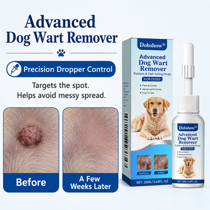 Dobshow®Advanced Dog Wart Remover | Painless & Fast-Acting Drops