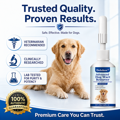 Dobshow®Advanced Dog Wart Remover | Painless & Fast-Acting Drops