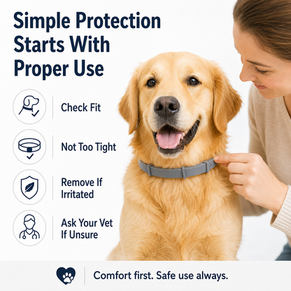 Washable Flea & Tick Collar for Dogs