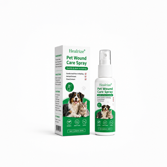 Healrize® Pet Wound Care Spray – Gentle & Non-Irritating