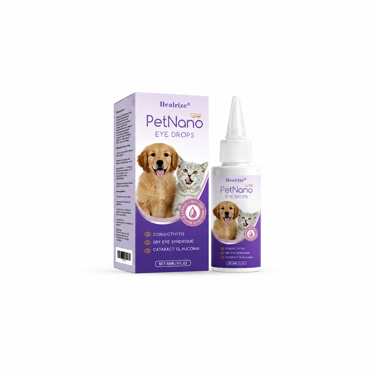 Healrize®  PetNano Eye Drops