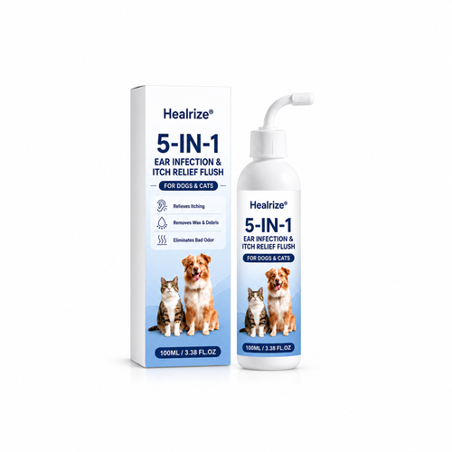 Healrize® 5-in-1 Ear Infection & Itch Relief Flush for Dogs & Cats🐕🐱