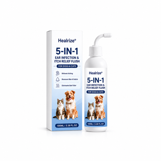 Healrize® 5-in-1 Ear Infection & Itch Relief Flush for Dogs & Cats🐕🐱