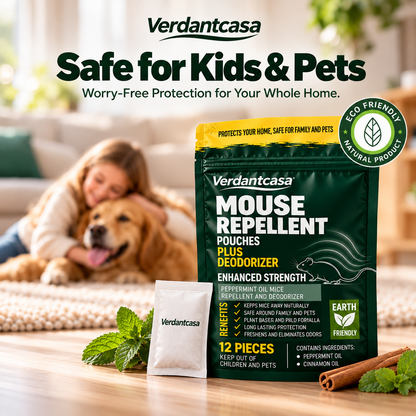 Place These Pouches Anywhere Mice Hide - Verdantcasa Healrize® Mouse Repellent Pouches