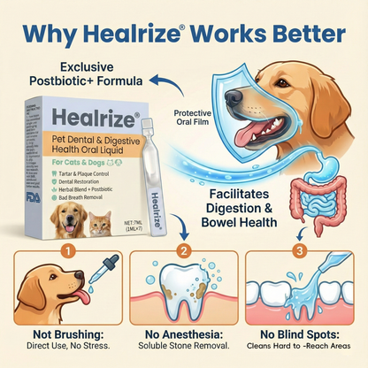 Healrize® 𝐏𝐞𝐭 𝐃𝐞𝐧𝐭𝐚𝐥 & 𝐃𝐢𝐠𝐞𝐬𝐭𝐢𝐯𝐞 𝐇𝐞𝐚𝐥𝐭𝐡 𝐎𝐫𝐚𝐥 𝐋𝐢𝐪𝐮𝐢𝐝