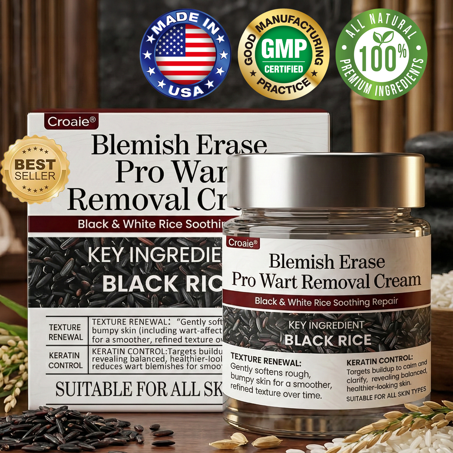 Croaie® Blemish Erase Pro Wart Removal Cream