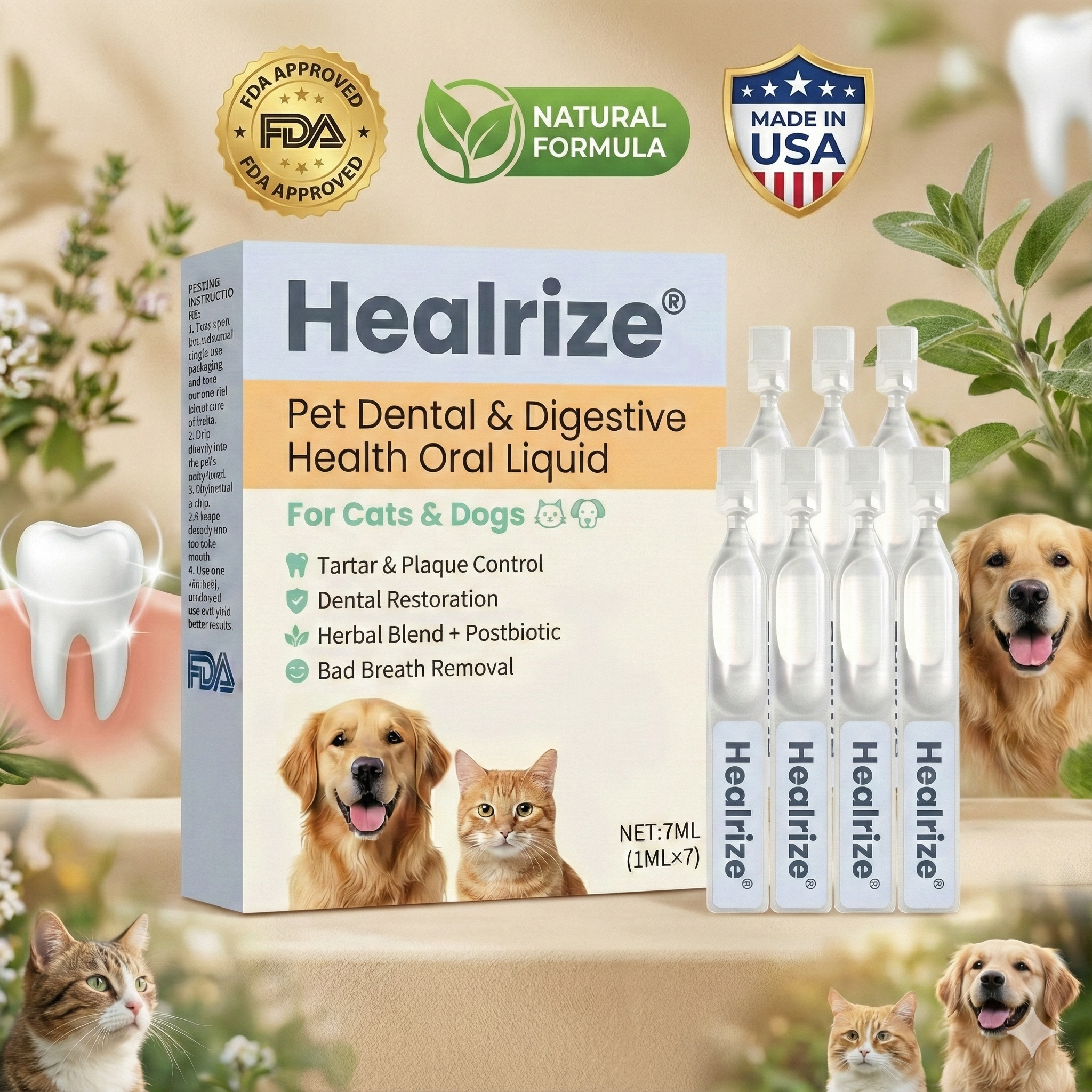 Healrize® 𝐏𝐞𝐭 𝐃𝐞𝐧𝐭𝐚𝐥 & 𝐃𝐢𝐠𝐞𝐬𝐭𝐢𝐯𝐞 𝐇𝐞𝐚𝐥𝐭𝐡 𝐎𝐫𝐚𝐥 𝐋𝐢𝐪𝐮𝐢𝐝