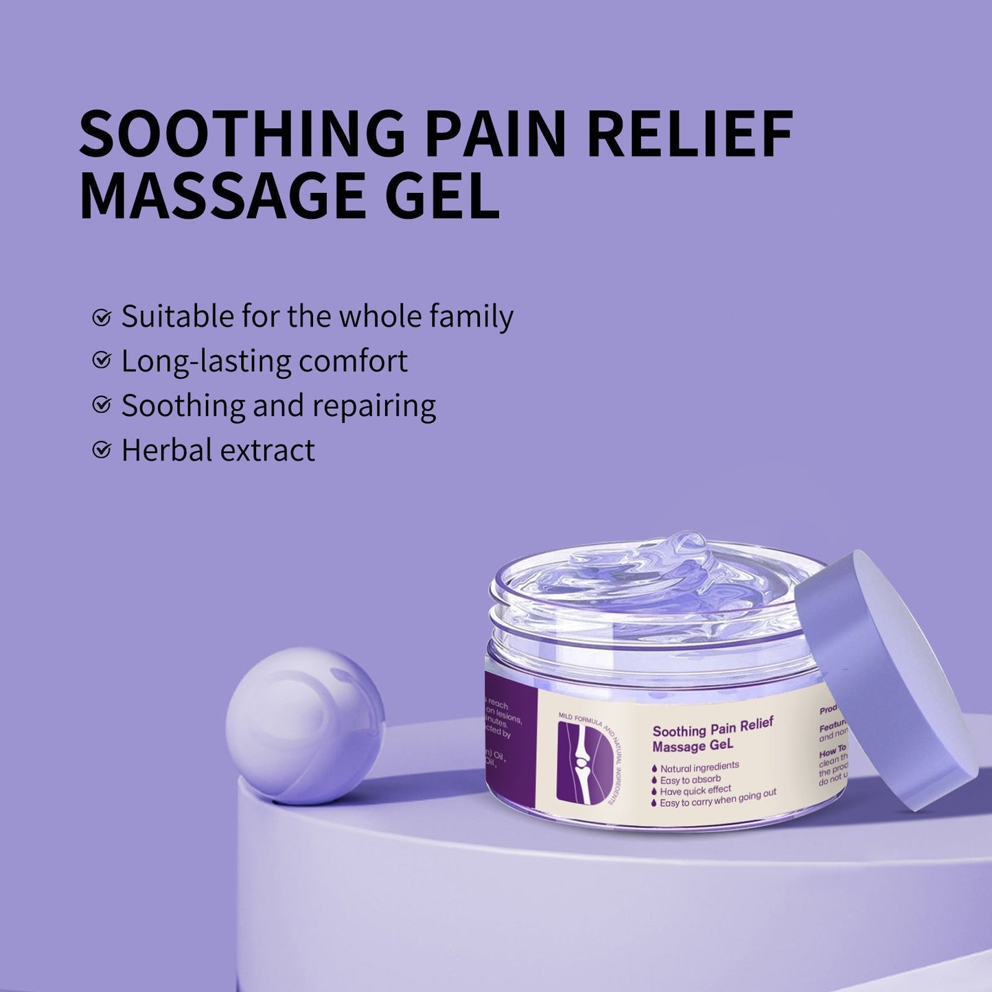 Turmeric & Emu Oil Arthritis Soothing Pain Relief Massage Gel👨‍⚕️American Orthopaedics (AAOS) Approved