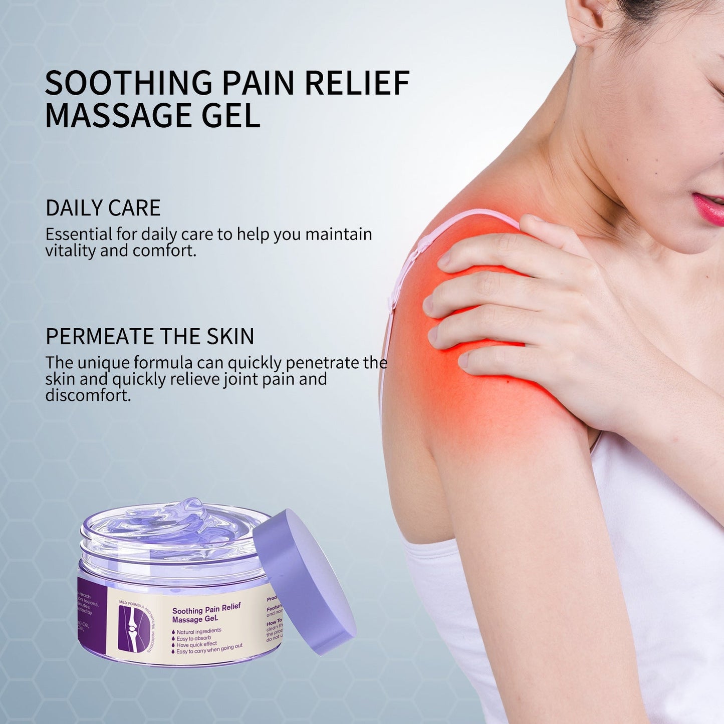 Turmeric & Emu Oil Arthritis Soothing Pain Relief Massage Gel👨‍⚕️American Orthopaedics (AAOS) Approved