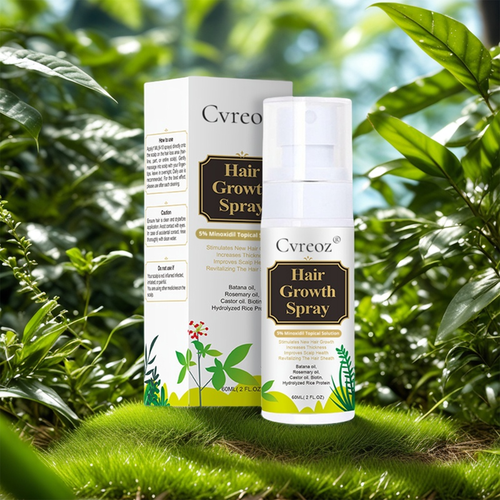 Cvreoz® Max-Strength Hair Regrowth Spray